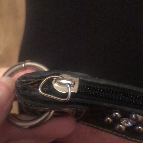 Pretty Pink Rhinestone Crossbody Purse - Picture 5 of 14